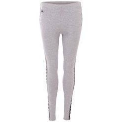 Legginsy damskie Kappa ISADOMA szare. Szare legginsy damskie Kappa, l, bez wzorów, z bawełny. Za 39.99 zł.