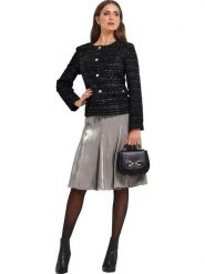 Heine Spódnica w kolorze szarym rozmiar: 40. Szare spódnice damskie Heine, bez wzorów, midi. Za 104.99 zł.