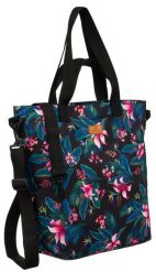 Wygodny shopper damski z poliestru - Rovicky. Shopper bag ROVICKY, z aplikacjami, bez dodatków. Za 49.99 zł.