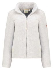 Geographical Norway Kurtka polarowa "Upaz" w kolorze białym rozmiar: XXL. Białe kurtki damskie Geographical Norway, xxl, bez wzorów, z polaru, bez kaptura. Za 82.83 zł.