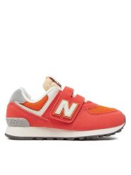 New Balance Sneakersy PV574RCB Pomarańczowy. Brązowe buty sportowe chłopięce New Balance, z materiału, bez zapięcia. Za 189.99 zł.