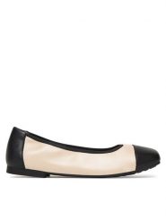 Caprice Baleriny 9-22117-46 Beżowy. Brązowe balerinki damskie Caprice, bez wzorów, ze skóry. Za 237.99 zł.