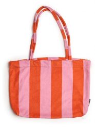 Really Nice Things Shopper bag w kolorze jasnoróżowo-pomarańczowym - 50 x 40 cm rozmiar: onesize. Pomarańczowe shopper bag Really Nice Things, bez wzorów, z materiału, bez dodatków. Za 124.95 zł.