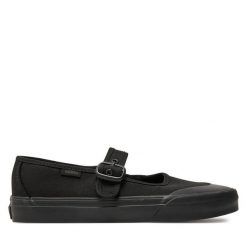Trampki Vans. Czarne trampki damskie Vans, bez wzorów, bez zapięcia. Za 219.99 zł.