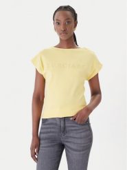 Marciano Guess T-Shirt G6GI04 K3505 Żółty Regular Fit. Żółte t-shirty damskie Marciano Guess, xl, z aplikacjami, z bawełny, bez kołnierzyka. Za 289.99 zł.