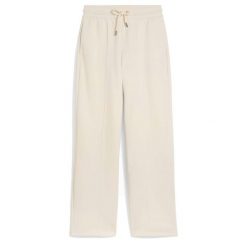 Spodnie Puma Class Comfort Pinnacle High-Waist Straight Pa Damskie. Białe spodnie sportowe damskie Puma, m, bez wzorów, z bawełny, z podwyższonym stanem, do biegania. Za 302.60 zł.