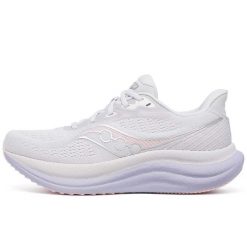 Buty Do Biegania Saucony Triumph 23 Dorosłych. Białe obuwie sportowe damskie Saucony, bez zapięcia, do biegania. W wyprzedaży za 615.75 zł.