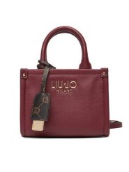 Liu Jo Torebka Esc XS Tote AF5102 E0058 Bordowy. Czerwone torebki klasyczne damskie Liu Jo, ze skóry, bez dodatków. Za 489.99 zł.
