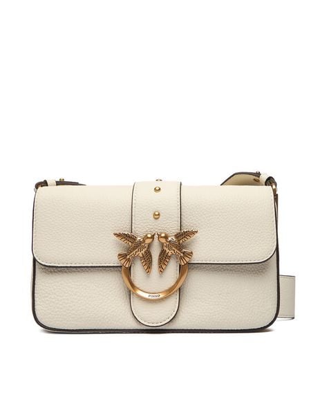 PINKO Torebka Love One Mini Slouchy Fl Al 25-26 104340 A2OX Écru. Torebki klasyczne damskie Pinko, ze skóry, bez dodatków. Za 1,579.00 zł.