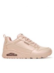 Skechers Sneakersy Uno-Galactic Gal 177104/LTPK Różowy. Czerwone obuwie sportowe damskie Skechers, ze skóry, bez zapięcia. Za 299.99 zł.