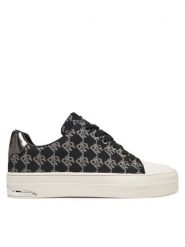 DKNY Trampki York Lace UP Sneak K2533982 Czarny. Czarne trampki damskie DKNY, bez wzorów, z materiału, bez zapięcia. Za 309.99 zł.