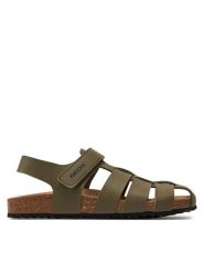 Geox Sandały J Ghita Boy J458LA 000BC C3009 D Khaki. Brązowe sandały chłopięce Geox, ze skóry, bez zapięcia. Za 159.99 zł.