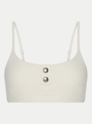Tommy Hilfiger Góra od bikini UW0UW05815 Écru. Bikini Tommy Hilfiger, bez wzorów, z syntetyku. Za 129.99 zł.