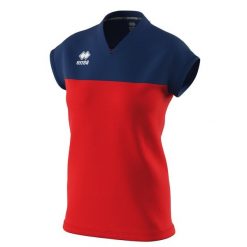 Koszulka damska Errea Bessy. Czerwone koszulki damskie ERREA, bez wzorów, bez kołnierzyka, bez ramiączek. Za 191.50 zł.