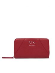 Armani Exchange Portfel XW000359 AF26569 U5102 Czerwony. Czerwone portfele damskie Armani Exchange, bez wzorów, ze skóry. Za 404.99 zł.