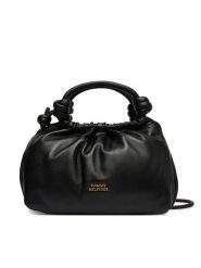 Tommy Hilfiger Torebka Th Soft Leather Med Crossover AW0AW18369 Czarny. Czarne torebki klasyczne damskie Tommy Hilfiger, ze skóry, bez dodatków. Za 849.99 zł.