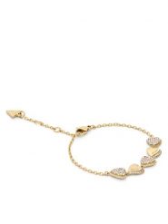 Guess Bransoletka JUBB06 071JW Złoty. Żółte bransoletki damskie Guess, metalowe. Za 294.99 zł.