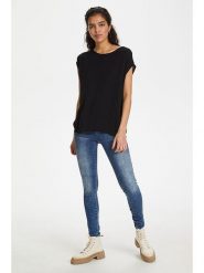 Soaked in Luxury Bluzka w kolorze czarnym rozmiar: XL. Czarne bluzki damskie Soaked in Luxury, xl, bez wzorów, z wiskozy, bez kołnierzyka, bez ramiączek. Za 78.99 zł.