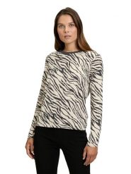 Betty Barclay Koszulka w kolorze czarno-kremowym rozmiar: 36. Brązowe koszulki damskie Betty Barclay, bez wzorów, bez kołnierzyka, bez ramiączek. Za 82.99 zł.