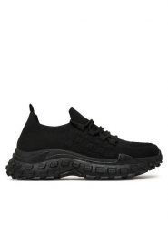 JENNY Sneakersy WYL0310-02 Czarny. Czarne obuwie sportowe damskie Jenny, z materiału, bez zapięcia. Za 79.99 zł.