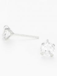 OR ÉCLAT Złote kolczyki-wkrętki "Simply You" z cyrkoniami rozmiar: onesize. Szare kolczyki damskie Or Éclat, z cyrkonią, złote. Za 347.99 zł.