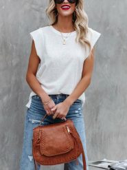 LA Angels Koszulka w kolorze białym rozmiar: L. Białe bluzki damskie LA Angels, l, bez wzorów, bez kołnierzyka, bez ramiączek. Za 144.92 zł.