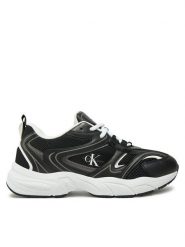 Calvin Klein Jeans Sneakersy Retro Tennis Mesh Ml YW0YW01807 Czarny. Czarne obuwie sportowe damskie Calvin Klein Jeans, z jeansu, bez zapięcia. Za 339.99 zł.