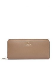 Furla Portfel Camelia XL WP00313 ARE000 CN 1257S 1007 Beżowy. Brązowe portfele damskie Furla, bez wzorów, ze skóry. Za 799.99 zł.