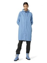 Ilse Jacobsen Płaszcz przeciwdeszczowy w kolorze błękitnym rozmiar: 38. Niebieskie płaszcze damskie Ilse Jacobsen, bez wzorów, bez kaptura. Za 217.99 zł.