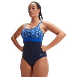 Strój kąpielowy jednoczęściowy damski na basen Speedo Shaping Eclipse. Czarne stroje jednoczęściowe Speedo, bez wzorów. Za 259.99 zł.