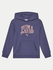 Puma Bluza Class 685829 Granatowy Regular Fit. Niebieskie bluzy dziewczęce Puma, bez wzorów, z syntetyku, bez ramiączek, bez kaptura. Za 129.99 zł.