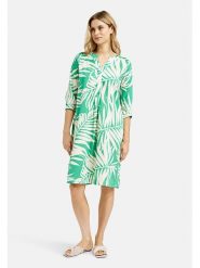 Milano Italy Sukienka w kolorze zielono-beżowym rozmiar: 42. Zielone sukienki damskie Milano Italy, bez wzorów, z bawełny, bez ramiączek. Za 260.99 zł.