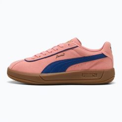 Buty damskie sportowe sneakersy Puma CLUB KLASSIKA SD. Zielone obuwie trekkingowe damskie Puma, z gumy, bez zapięcia. Za 199.00 zł.