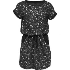 Damska sukienka Loap Aslaris Blk czarna. Czarne sukienki damskie LOOP, bez wzorów, sportowe, bez ramiączek. Za 168.99 zł.
