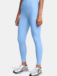 Under Armour Legginsy sportowe "Motion" w kolorze błękitnym rozmiar: XXL. Niebieskie legginsy damskie Under Armour, xxl, bez wzorów, z materiału. Za 118.28 zł.