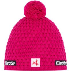 Czapka damska Trail Pompon MÜ SA. Czerwone czapki damskie Eisbär, bez wzorów, z poliakrylu. Za 219.99 zł.