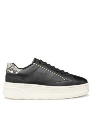 Geox Sneakersy D Spherica Ecub-2 D55WVB 0BCAR C0023 Czarny. Czarne obuwie sportowe damskie Geox, ze skóry, bez zapięcia. Za 299.99 zł.
