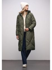 Street One Kurtka zimowa w kolorze zielonym rozmiar: 36. Zielone kurtki damskie Street One, na zimę, bez wzorów, z puchu, bez kaptura. Za 410.94 zł.