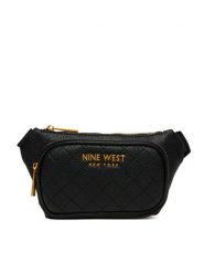 Nine West Torebka JH6771-NW Czarny. Czarne listonoszki damskie Nine West, bez wzorów, z materiału, bez dodatków. Za 179.99 zł.