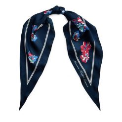 Chusta LAUREN RALPH LAUREN. Niebieskie chusty damskie Lauren Ralph Lauren, bez wzorów. Za 379.99 zł.