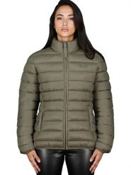 Geographical Norway Kurtka pikowana "Atichoko" w kolorze khaki rozmiar: M. Brązowe kurtki damskie Geographical Norway, m, bez wzorów, bez kaptura. Za 150.72 zł.