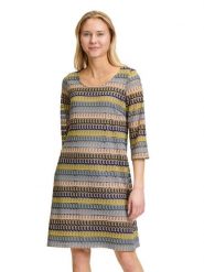 Vera Mont Sukienka w kolorze błękitno-żółtym rozmiar: 38. Niebieskie sukienki damskie Vera Mont, bez wzorów, z koronki, bez ramiączek. Za 195.99 zł.