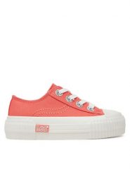 Lee Trampki ISLA C LOW JR 50251058.73G Koralowy. Pomarańczowe trampki dziewczęce Lee, bez wzorów, z materiału, bez zapięcia. Za 89.99 zł.