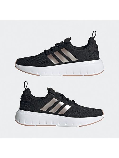 Adidas Sneakersy "Swift Run 23" w kolorze złoto-czarno-białym rozmiar: 39. Białe obuwie sportowe damskie Adidas, bez zapięcia. Za 290.57 zł.