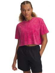 Under Armour Koszulka w kolorze różowym rozmiar: S. Różowe bluzki damskie Under Armour, s, bez wzorów, bez kołnierzyka, bez ramiączek. Za 88.95 zł.