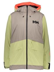 Helly Hansen Kurtka narciarska "Powchaser 2.0" w kolorze beżowo-zielonym rozmiar: XS. Brązowe kurtki sportowe damskie Helly Hansen, s, bez wzorów, z materiału, bez kaptura. Za 311.85 zł.