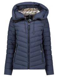 Geographical Norway Kurtka pikowana "Amandine" w kolorze granatowym rozmiar: XXL. Niebieskie kurtki damskie Geographical Norway, xxl, bez wzorów, bez kaptura. Za 214.19 zł.