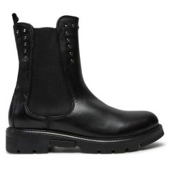Sztyblety Lumberjack. Czarne botki damskie Lumberjack, bez obcasa, na płaskiej podeszwie, bez zapięcia. Za 339.99 zł.