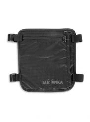 Saszetka Tatonka Skin Secret Pocket - black. Czarne nerki i saszetki damskie Tatonka, bez wzorów, z materiału. Za 73.99 zł.