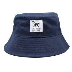 Kapelusz - 100% Bawełna / Dla Dorosłych / Bez Sznurka (Granatowy). Niebieskie czapki z daszkiem damskie SURF MONKEY, bez wzorów, z bawełny. Za 159.95 zł.